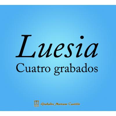 Colección de 4 grabados - Luesia -